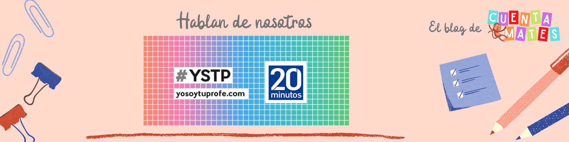 Yo Soy Tu Profe habla de CuentaMates en su blog de 20 minutos